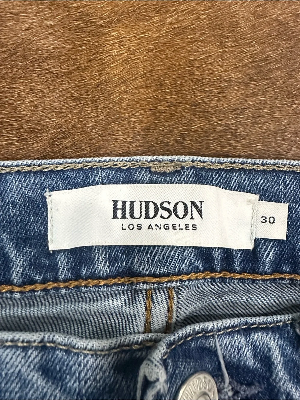 Hudson Jeans Light Blue Skinny Distressed Jeans